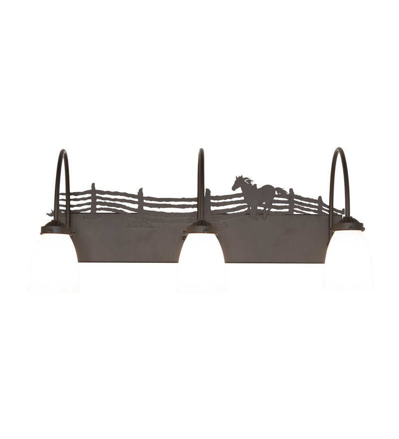 Meyda Tiffany 263827 Three Light Vanity, Oil Rubbed Bronze