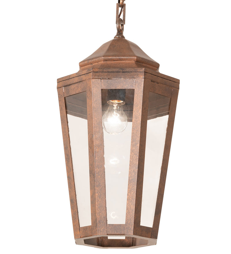 Meyda Tiffany 264597 One Light Pendant, Antique Rust