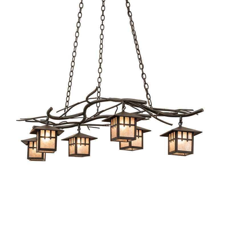 Meyda Tiffany 265801 Six Light Chandelier, Oil Rubbed Bronze
