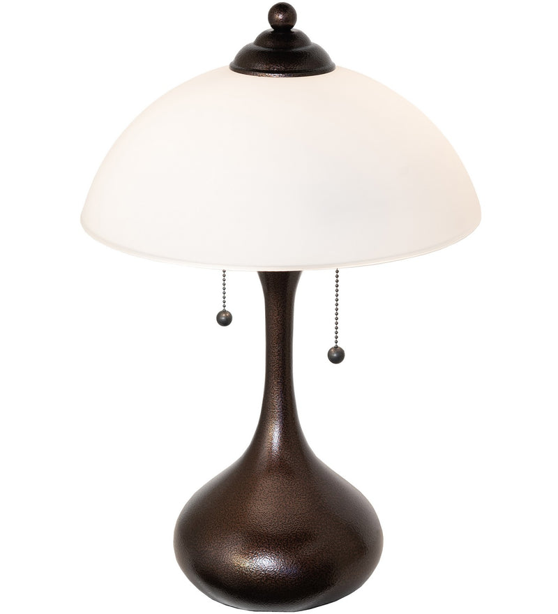 Meyda Tiffany 267268 Two Light Table Lamp, Copper Vein