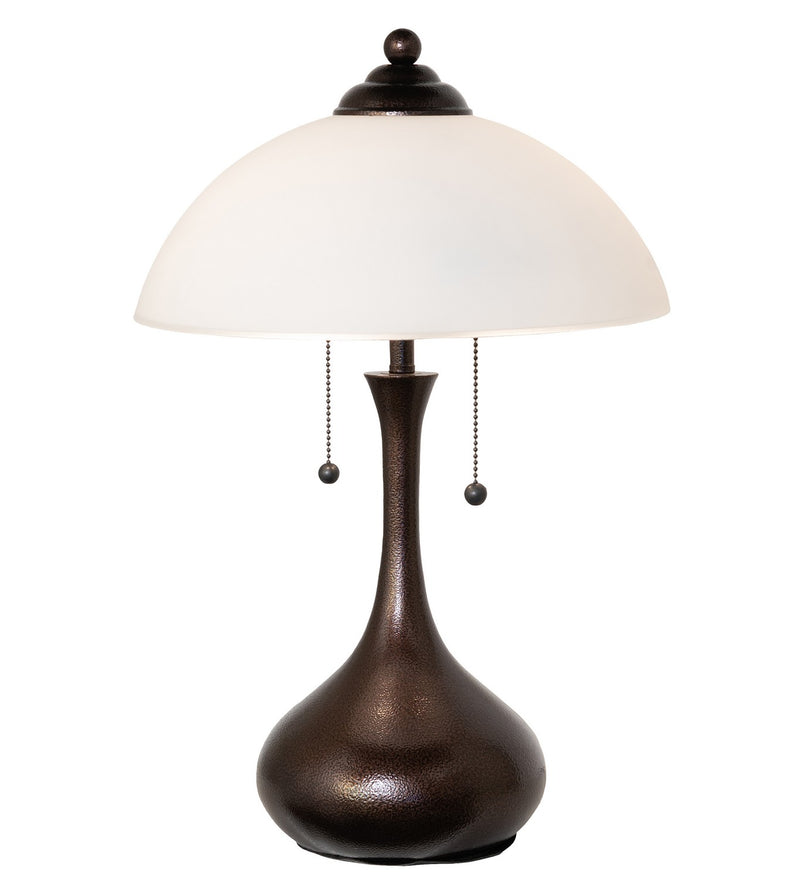Meyda Tiffany 267268 Two Light Table Lamp, Copper Vein