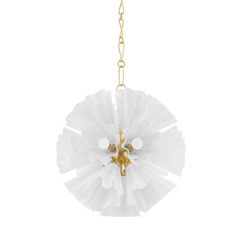 Hudson Valley 5524-AGB 22 Light Chandelier, Aged Brass