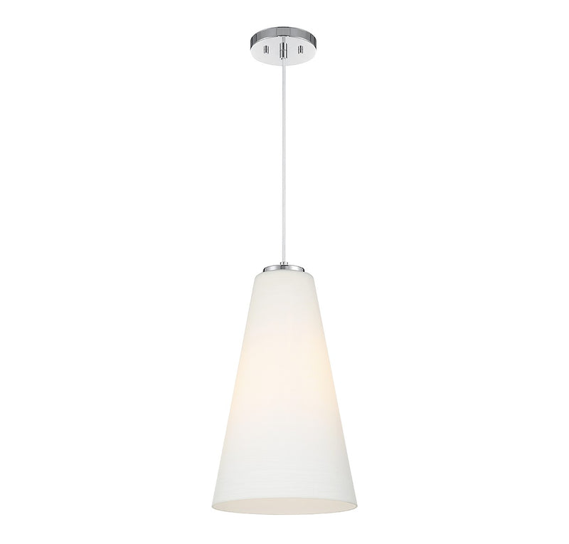 Lighting One E V6-L7-5001-1-11 One Light Pendant, Chrome