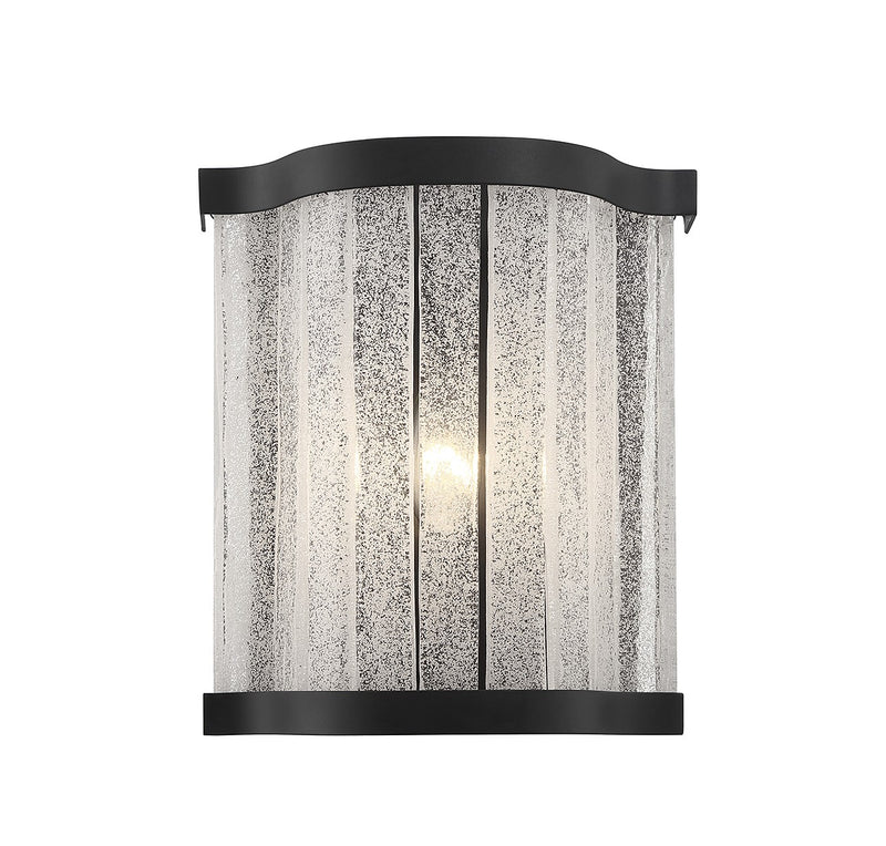 Lighting One E V6-L9-2900-1-89 One Light Wall Sconce, Matte Black