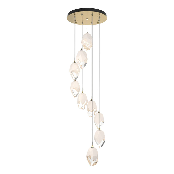 Hubbardton Forge 131141-SKT-STND-86-WP0755 LED Pendant, Modern Brass
