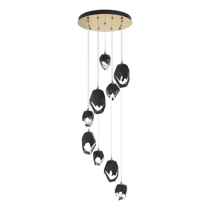 Hubbardton Forge 131142-SKT-STND-86-BP0756 LED Pendant, Modern Brass