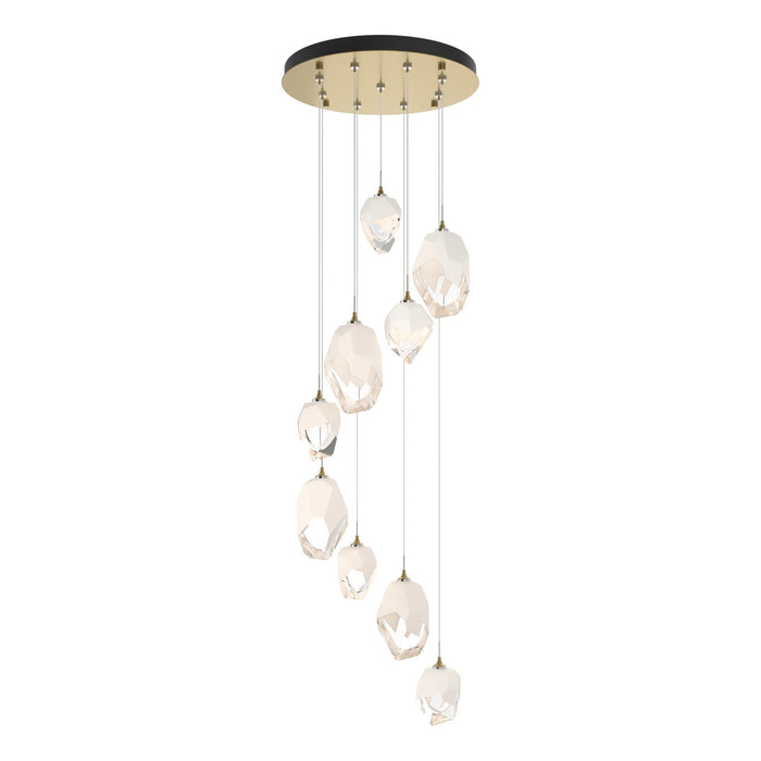 Hubbardton Forge 131142-SKT-STND-86-WP0756 LED Pendant, Modern Brass