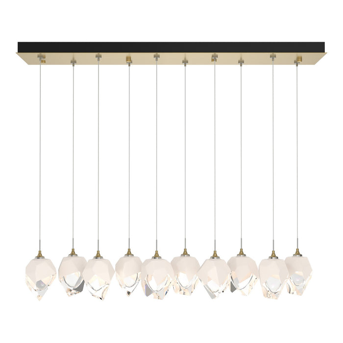 Hubbardton Forge 131143-SKT-STND-86-WP0754 LED Pendant, Modern Brass
