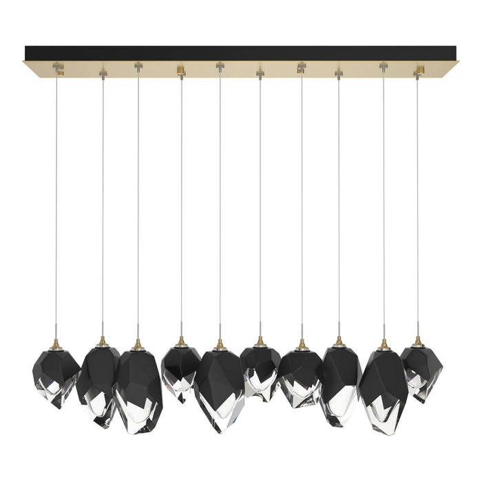 Hubbardton Forge 131145-SKT-STND-86-BP0756 LED Pendant, Modern Brass