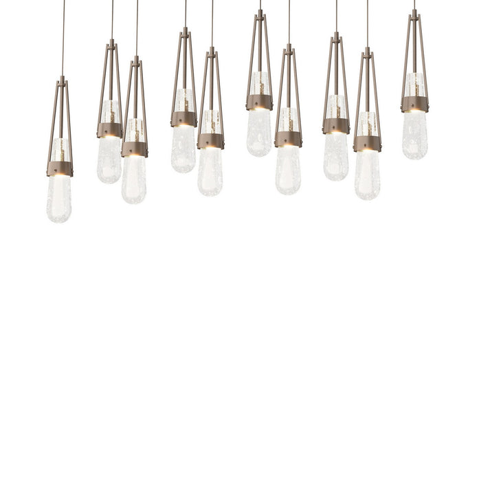 Hubbardton Forge 131200-SKT-LONG-05-YG0434 LED Pendant, Bronze
