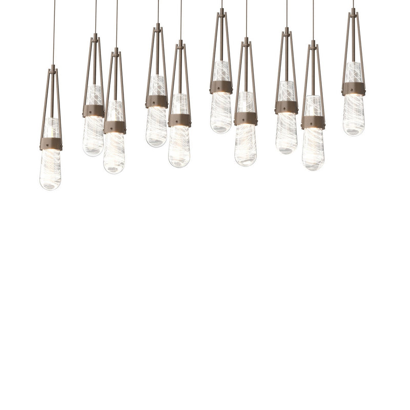 Hubbardton Forge 131200-SKT-LONG-05-YJ0434 LED Pendant, Bronze