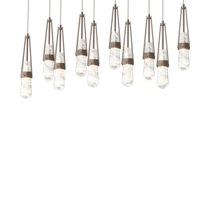 Hubbardton Forge 131200-SKT-LONG-05-YJ0434 LED Pendant, Bronze