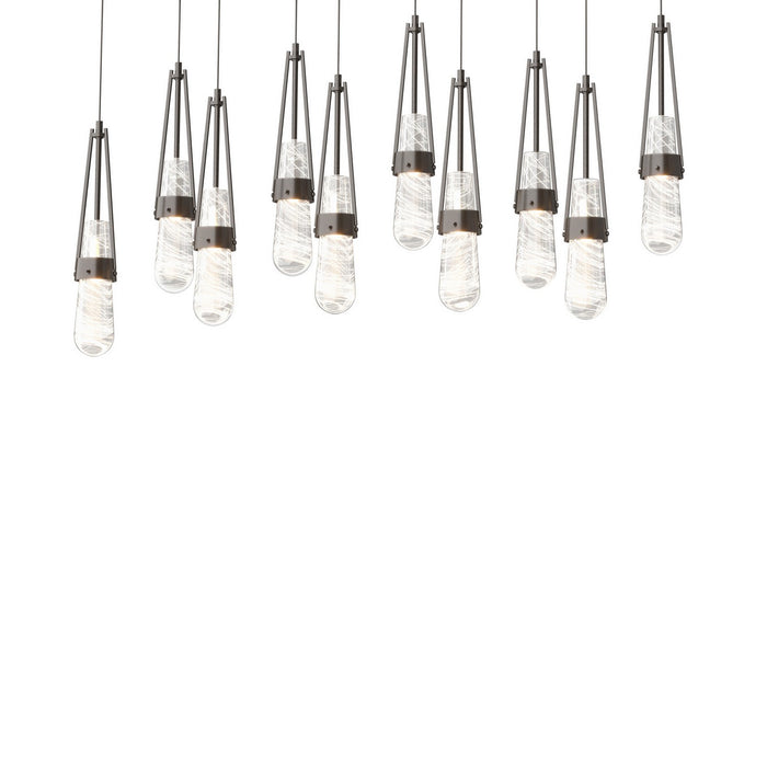 Hubbardton Forge 131200-SKT-LONG-14-YJ0434 LED Pendant, Oil Rubbed Bronze