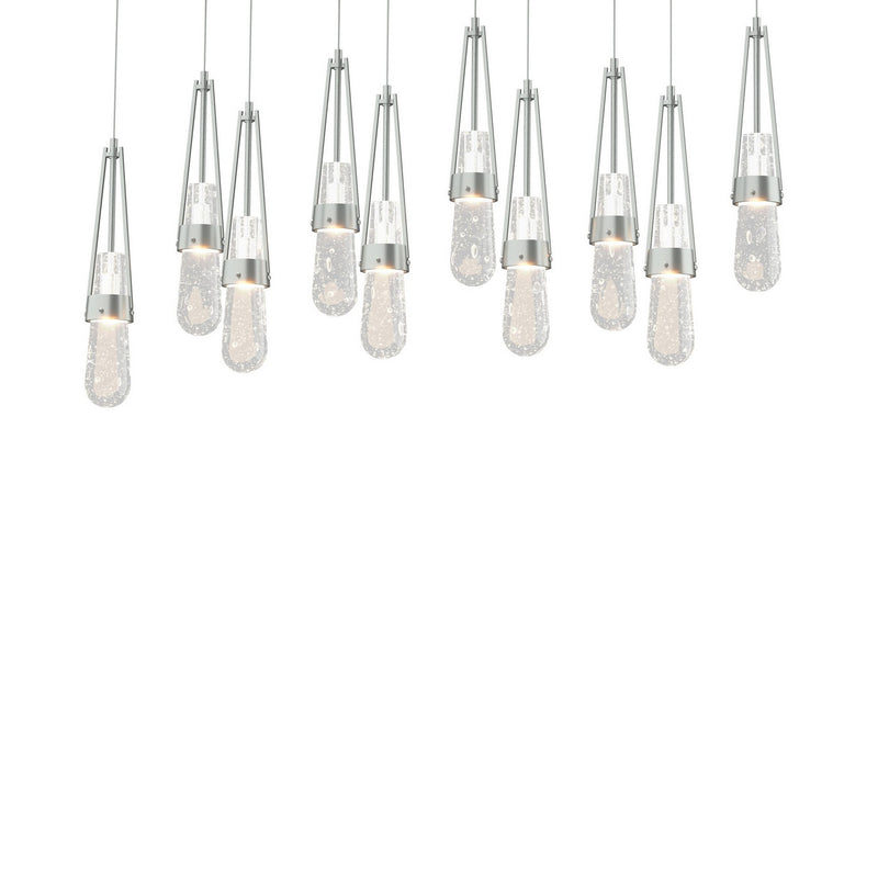 Hubbardton Forge 131200-SKT-LONG-82-YG0434 LED Pendant, Vintage Platinum