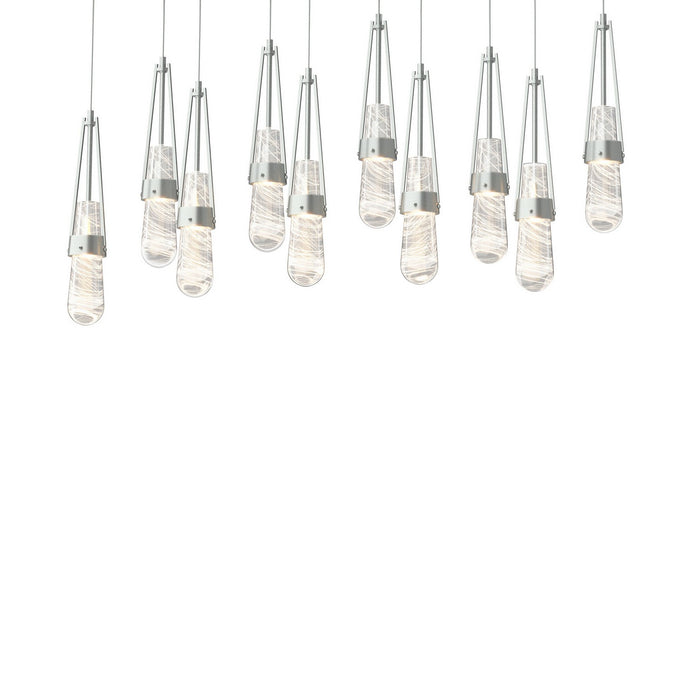Hubbardton Forge 131200-SKT-LONG-82-YJ0434 LED Pendant, Vintage Platinum