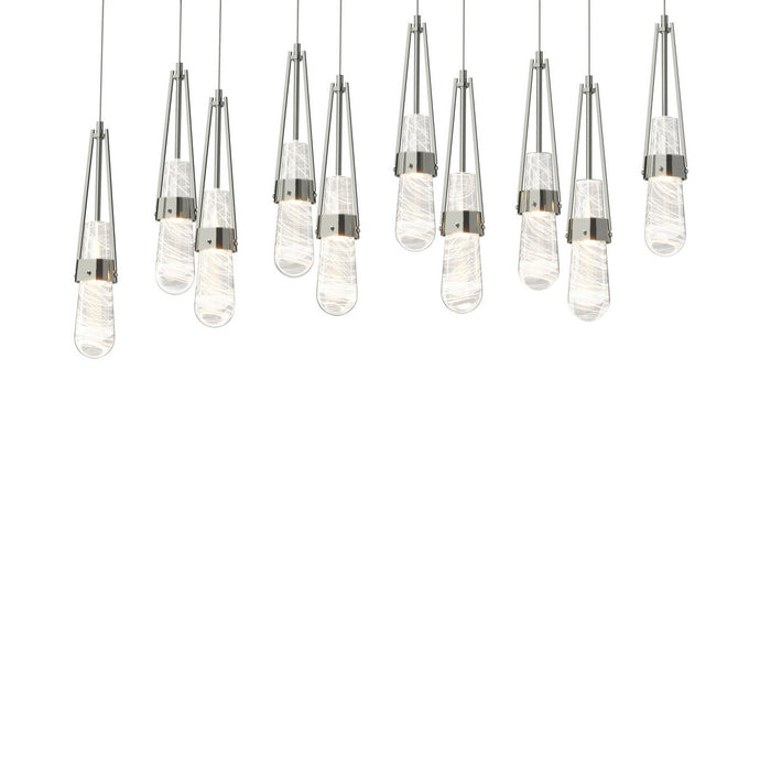 Hubbardton Forge 131200-SKT-LONG-85-YJ0434 LED Pendant, Sterling