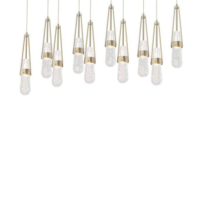 Hubbardton Forge 131200-SKT-LONG-86-YG0434 LED Pendant, Modern Brass