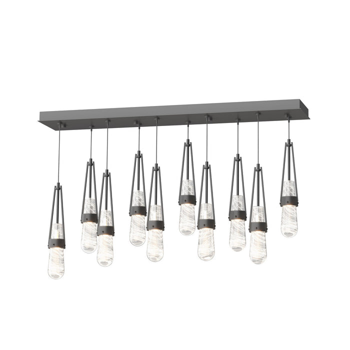 Hubbardton Forge 131200-SKT-STND-10-YJ0434 LED Pendant, Black