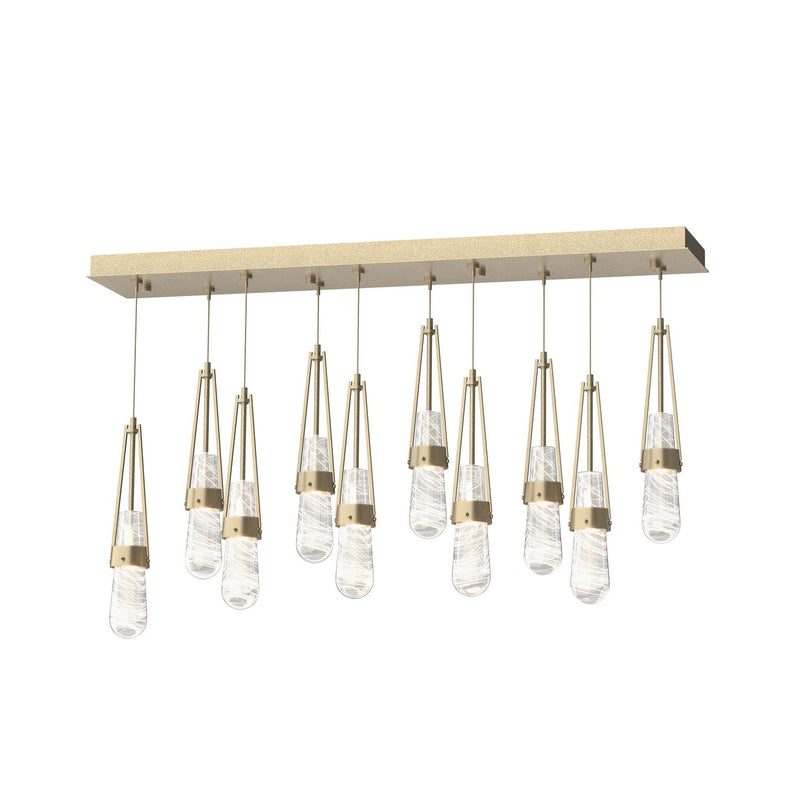 Hubbardton Forge 131200-SKT-STND-84-YJ0434 LED Pendant, Soft Gold