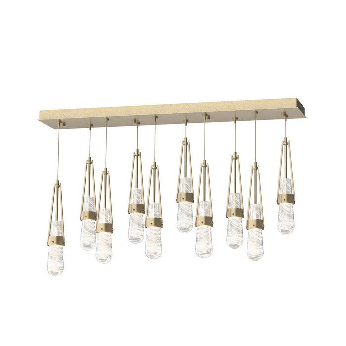 Hubbardton Forge 131200-SKT-STND-84-YJ0434 LED Pendant, Soft Gold