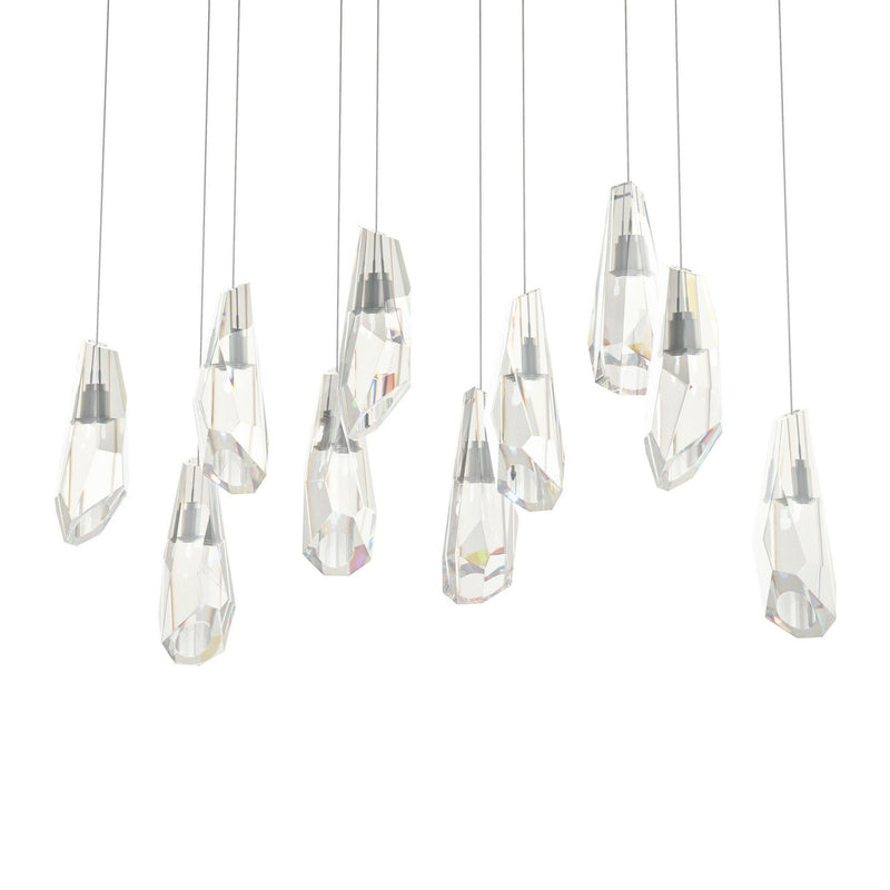 Hubbardton Forge 131201-SKT-LONG-20-CR LED Pendant, Natural Iron