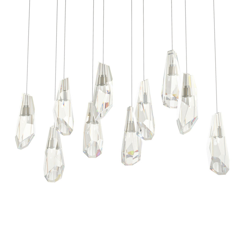Hubbardton Forge 131201-SKT-LONG-86-CR LED Pendant, Modern Brass