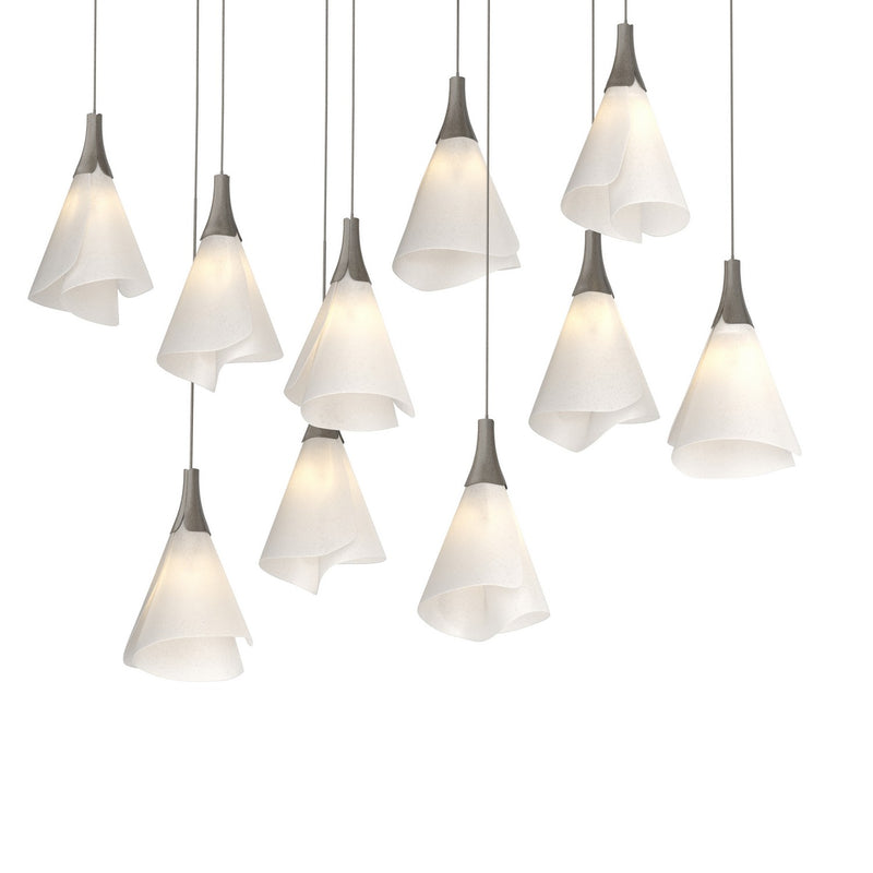 Hubbardton Forge 131202-SKT-LONG-07-SH1987 LED Pendant, Dark Smoke