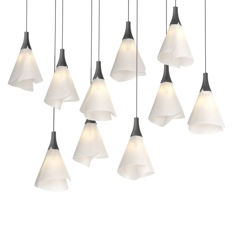 Hubbardton Forge 131202-SKT-LONG-10-SH1987 LED Pendant, Black