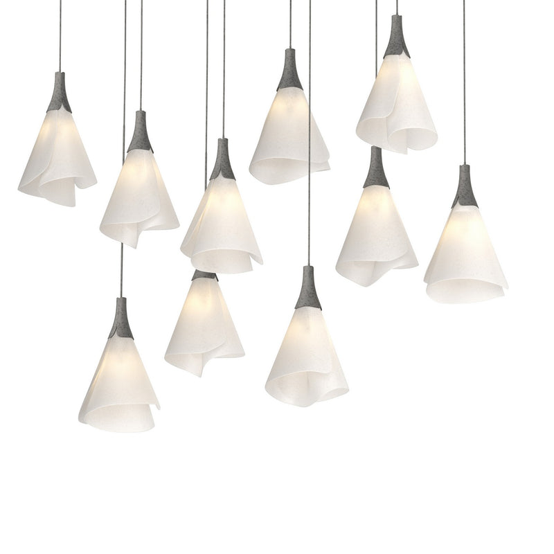 Hubbardton Forge 131202-SKT-LONG-20-SH1987 LED Pendant, Natural Iron