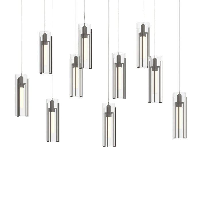 Hubbardton Forge 131204-SKT-LONG-07-ZM0065 LED Pendant, Dark Smoke