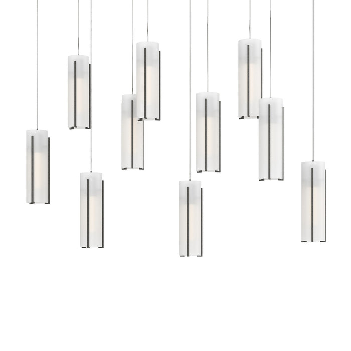 Hubbardton Forge 131204-SKT-LONG-20-GG0065 LED Pendant, Natural Iron