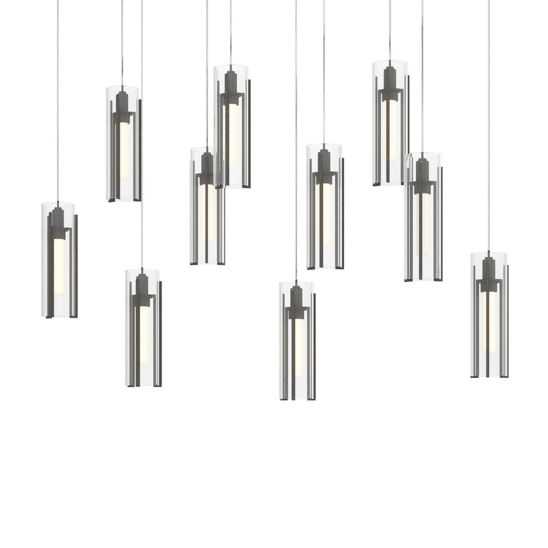 Hubbardton Forge 131204-SKT-LONG-20-ZM0065 LED Pendant, Natural Iron