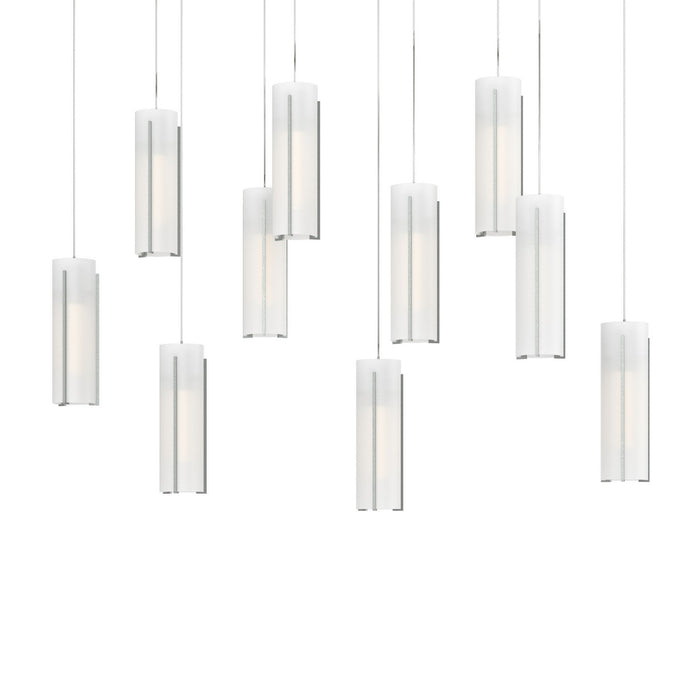 Hubbardton Forge 131204-SKT-LONG-82-GG0065 LED Pendant, Vintage Platinum
