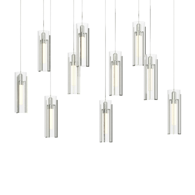 Hubbardton Forge 131204-SKT-LONG-85-ZM0065 LED Pendant, Sterling