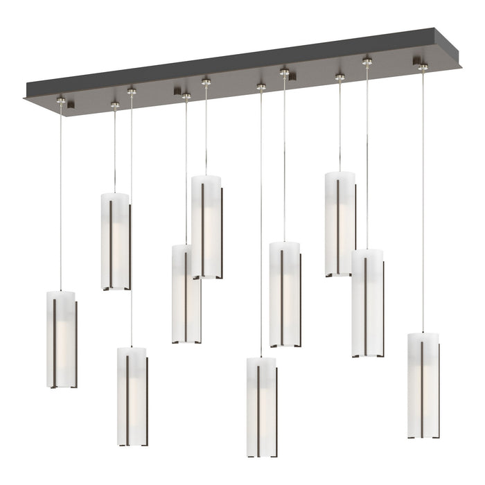Hubbardton Forge 131204-SKT-STND-05-GG0065 LED Pendant, Bronze