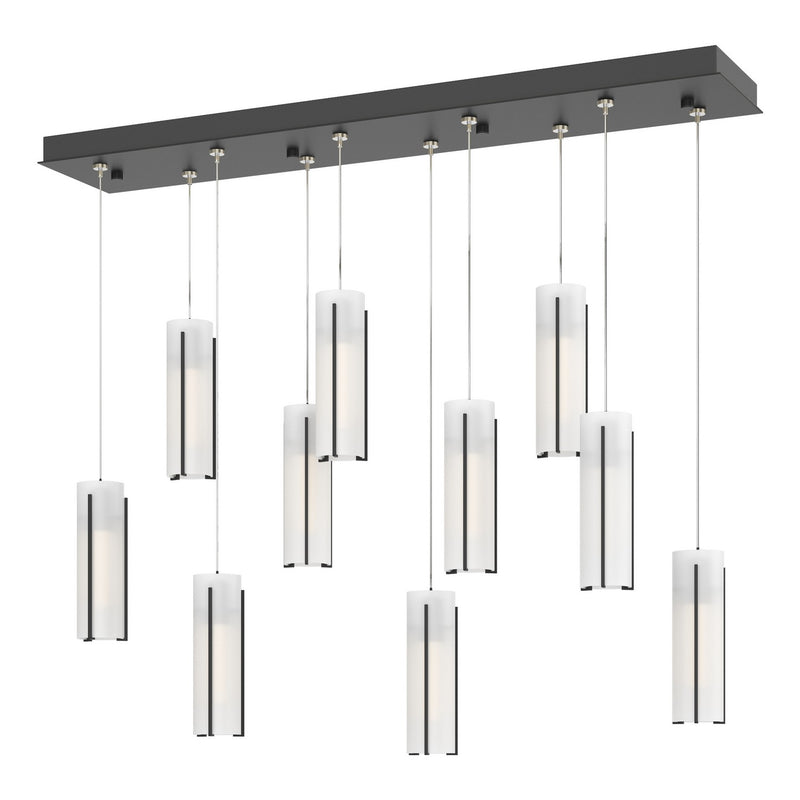 Hubbardton Forge 131204-SKT-STND-10-GG0065 LED Pendant, Black