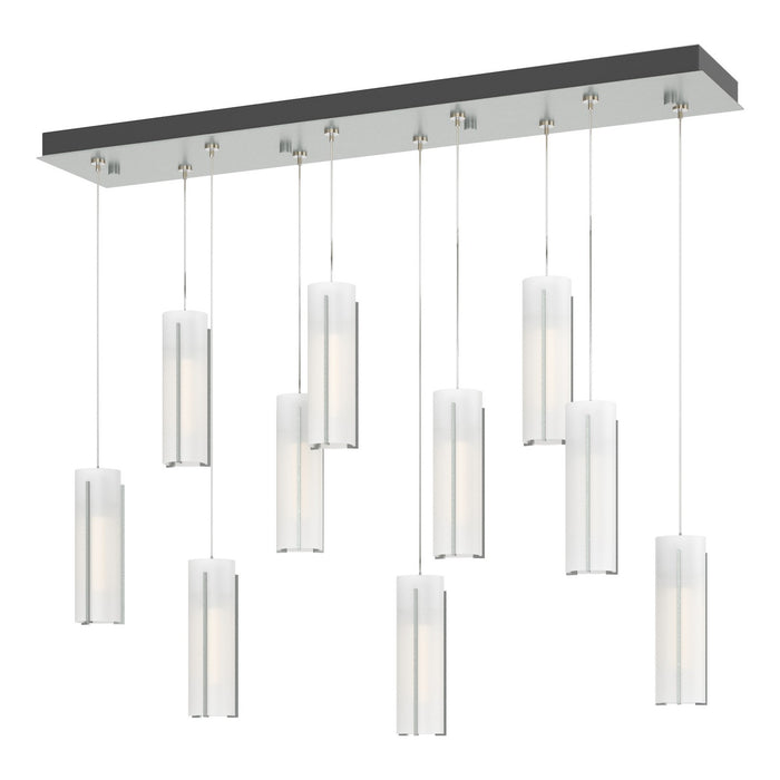 Hubbardton Forge 131204-SKT-STND-82-GG0065 LED Pendant, Vintage Platinum