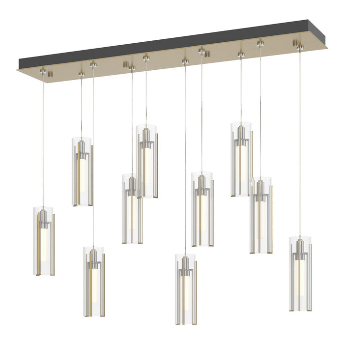 Hubbardton Forge 131204-SKT-STND-86-ZM0065 LED Pendant, Modern Brass