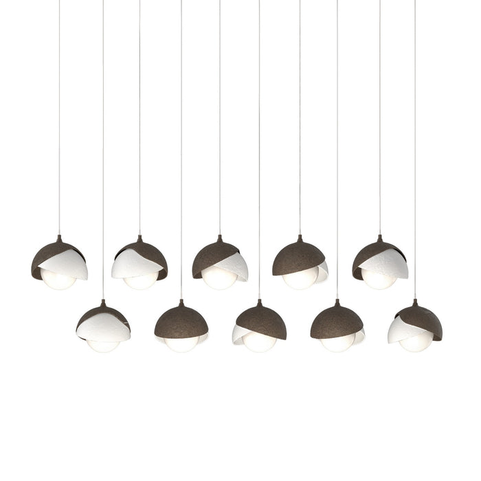 Hubbardton Forge 131205-SKT-LONG-05-02-GG0711 LED Pendant, Bronze
