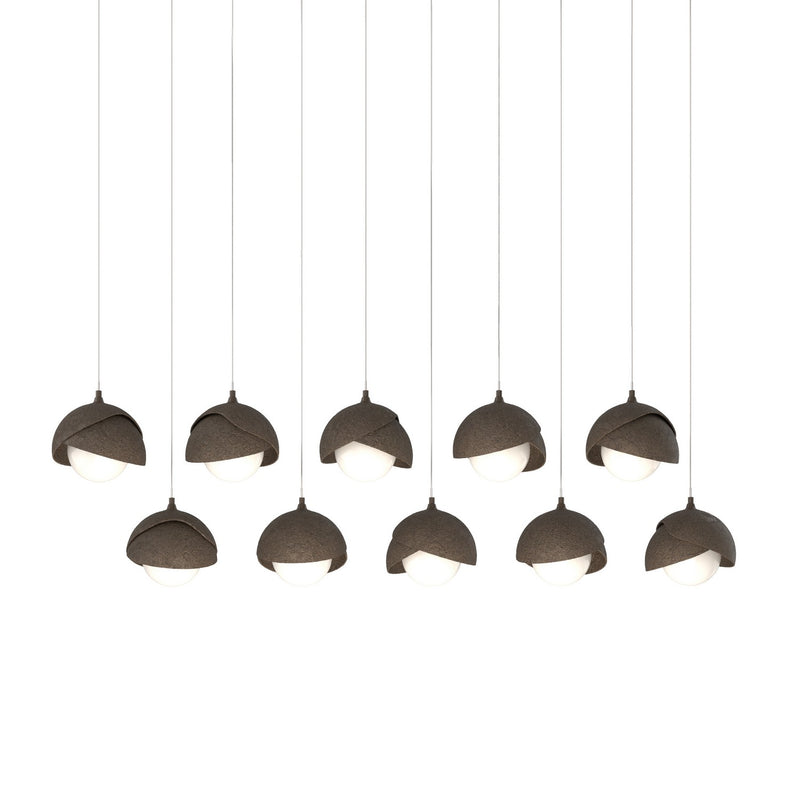 Hubbardton Forge 131205-SKT-LONG-05-05-GG0711 LED Pendant, Bronze