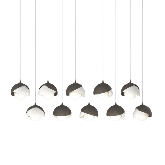 Hubbardton Forge 131205-SKT-LONG-07-02-GG0711 LED Pendant, Dark Smoke