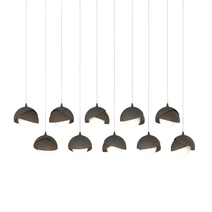 Hubbardton Forge 131205-SKT-LONG-07-05-GG0711 LED Pendant, Dark Smoke