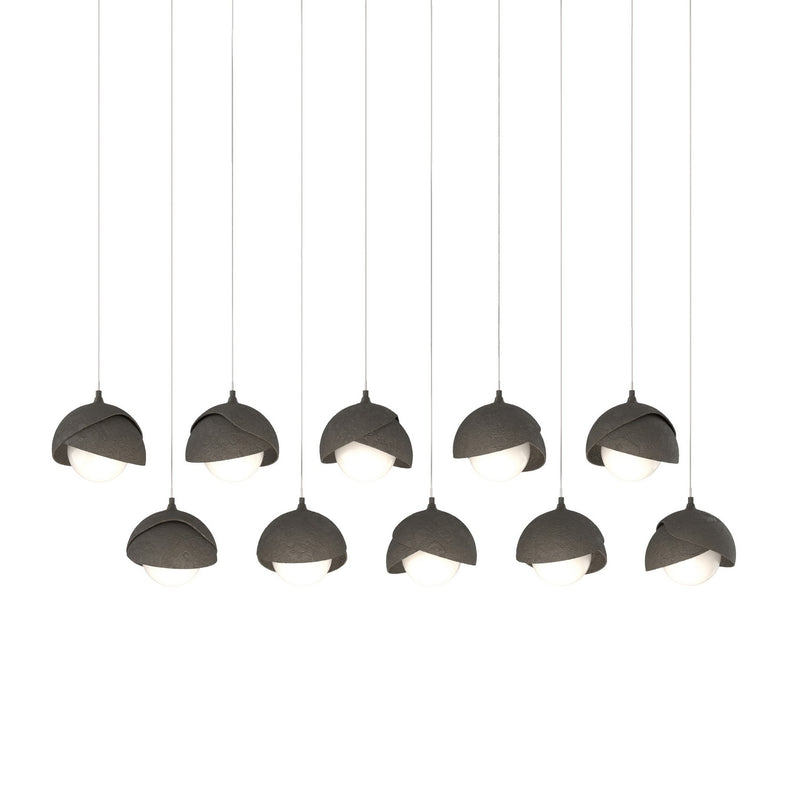 Hubbardton Forge 131205-SKT-LONG-07-07-GG0711 LED Pendant, Dark Smoke