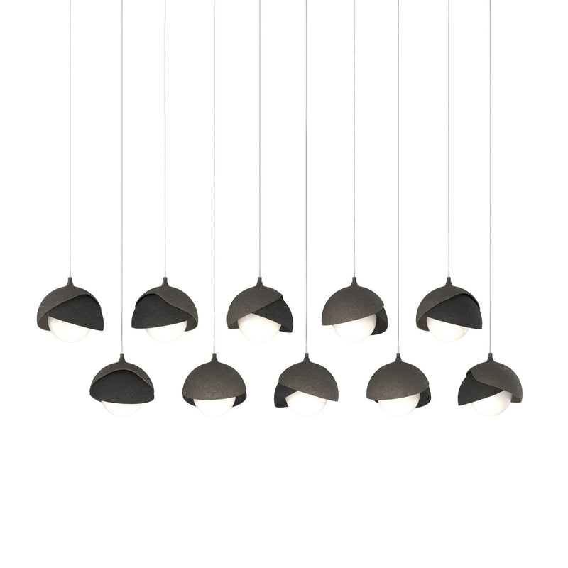 Hubbardton Forge 131205-SKT-LONG-07-10-GG0711 LED Pendant, Dark Smoke