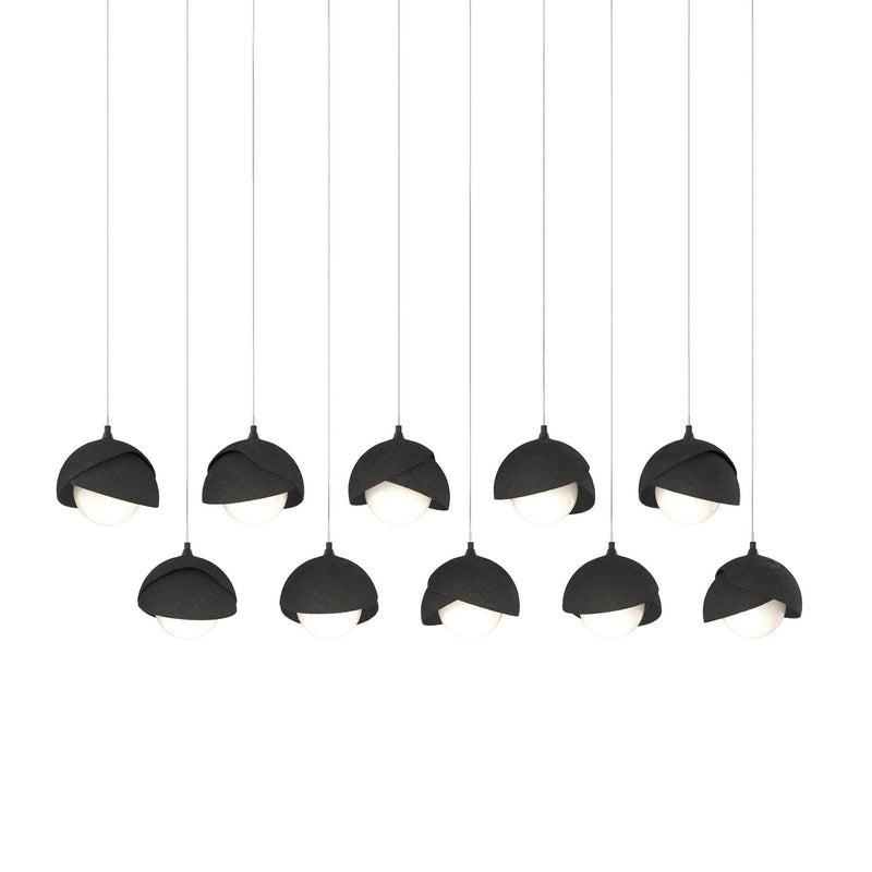 Hubbardton Forge 131205-SKT-LONG-10-10-GG0711 LED Pendant, Black