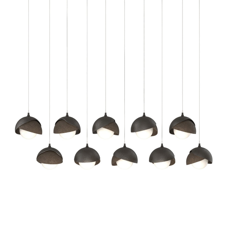 Hubbardton Forge 131205-SKT-LONG-14-14-GG0711 LED Pendant, Oil Rubbed Bronze
