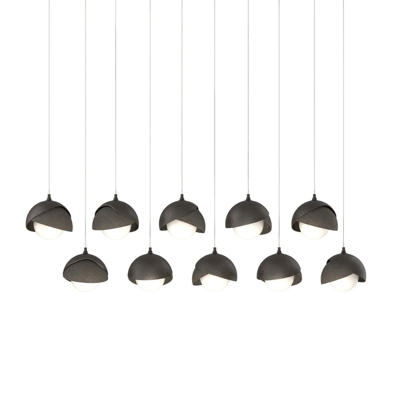 Hubbardton Forge 131205-SKT-LONG-14-07-GG0711 LED Pendant, Oil Rubbed Bronze