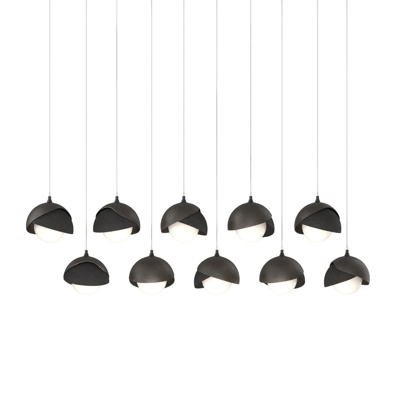 Hubbardton Forge 131205-SKT-LONG-14-10-GG0711 LED Pendant, Oil Rubbed Bronze