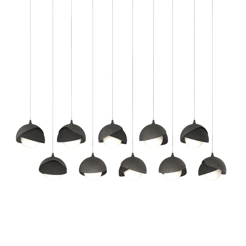 Hubbardton Forge 131205-SKT-LONG-20-10-GG0711 LED Pendant, Natural Iron