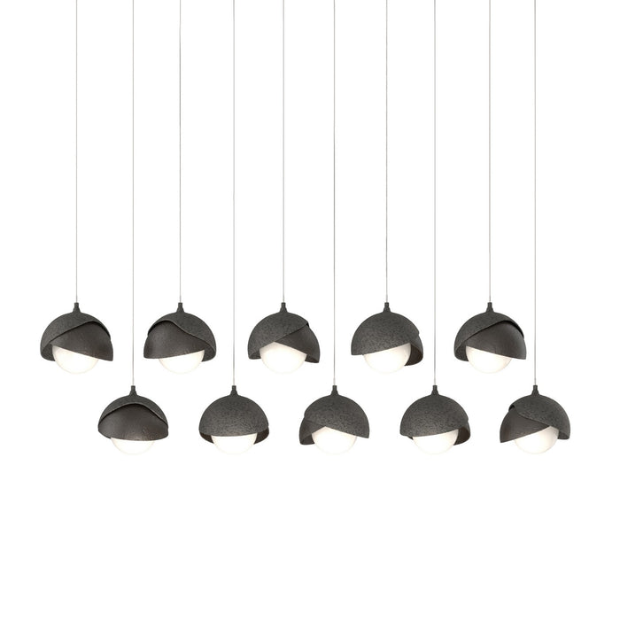 Hubbardton Forge 131205-SKT-LONG-20-14-GG0711 LED Pendant, Natural Iron